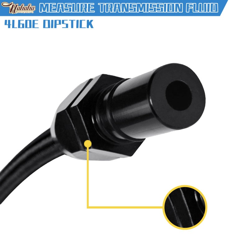 HAHAHA-for GM Trans FLEXABLE Dipstick 700R4-4L60E Black - Image 3
